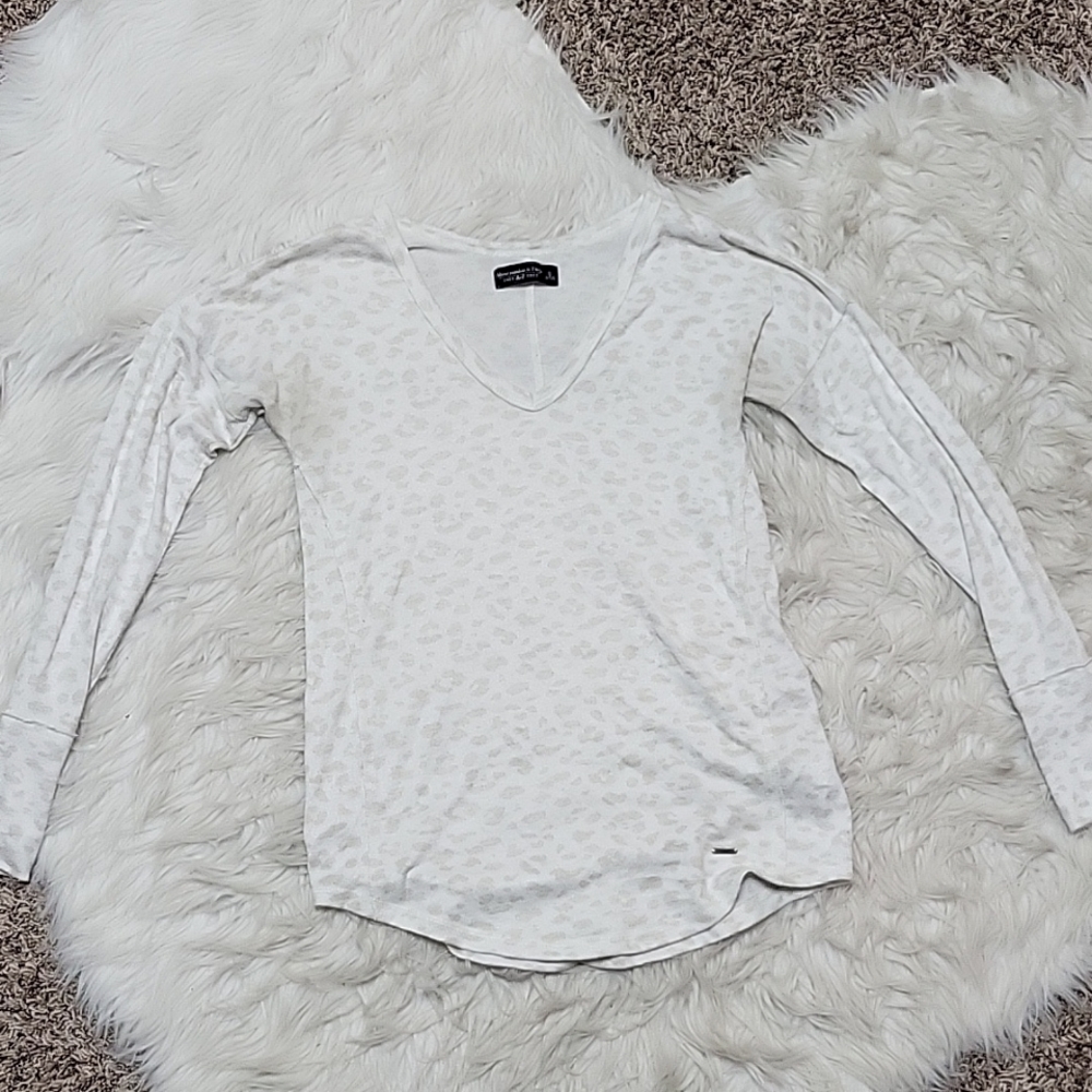 Abercrombie soft AF leopard top